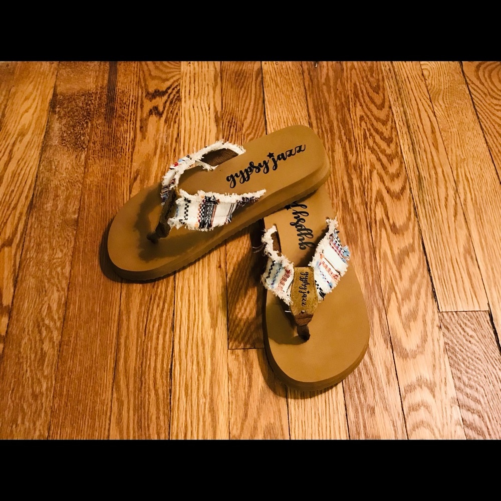 Gypsy Jazz Flip Flops